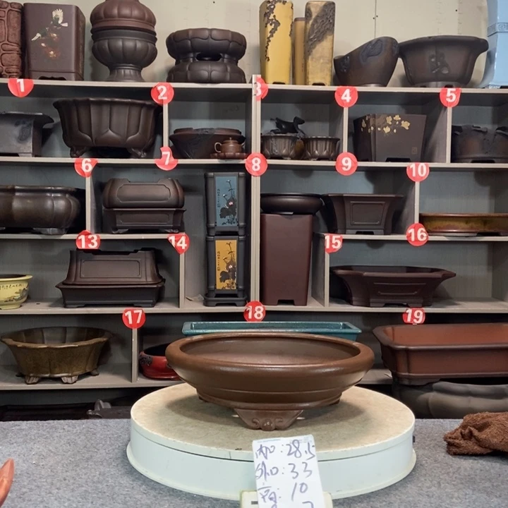 宜兴紫砂花盆正品