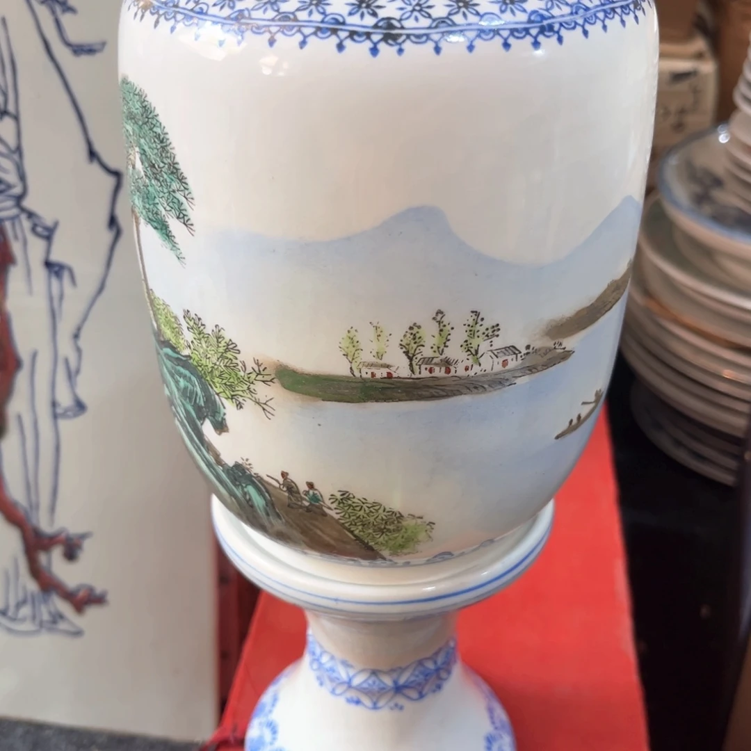 盘景德镇陶瓷瓷器