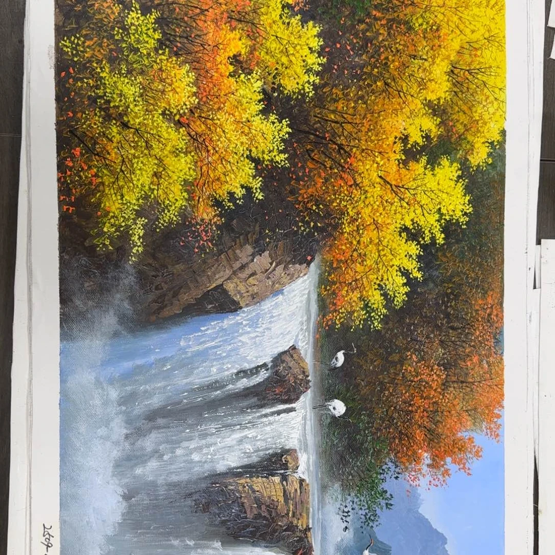 油画加油加油努力加油加油