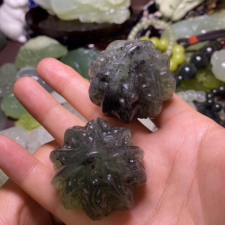 岫玉未镶嵌岫玉颈饰