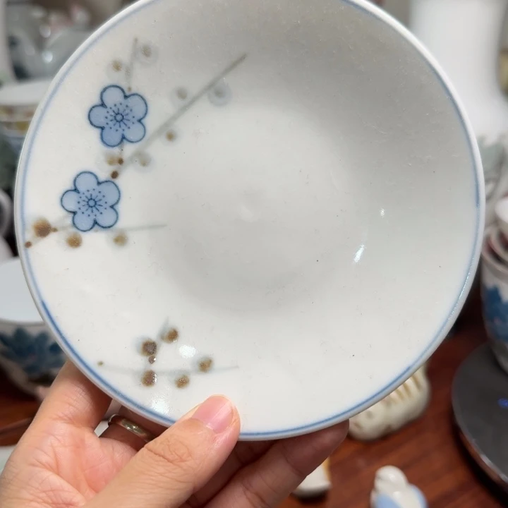 釉下13.8厘米点心碟
