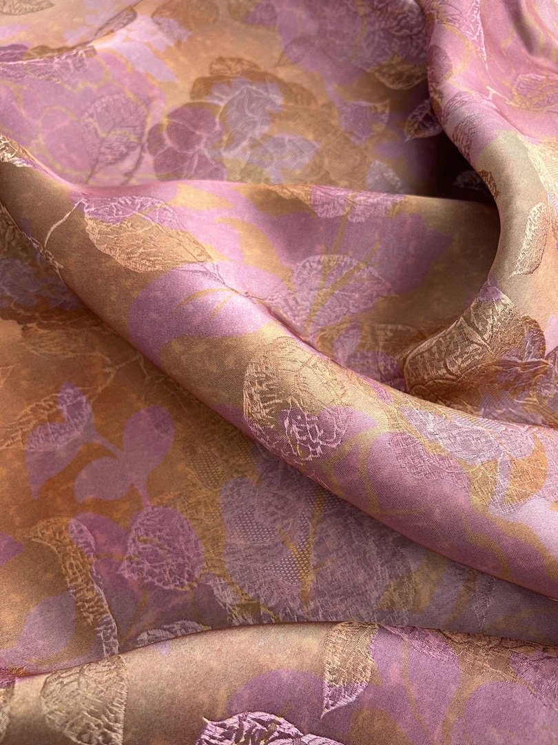 【织屿】植物丝提花面料直播间一号链接