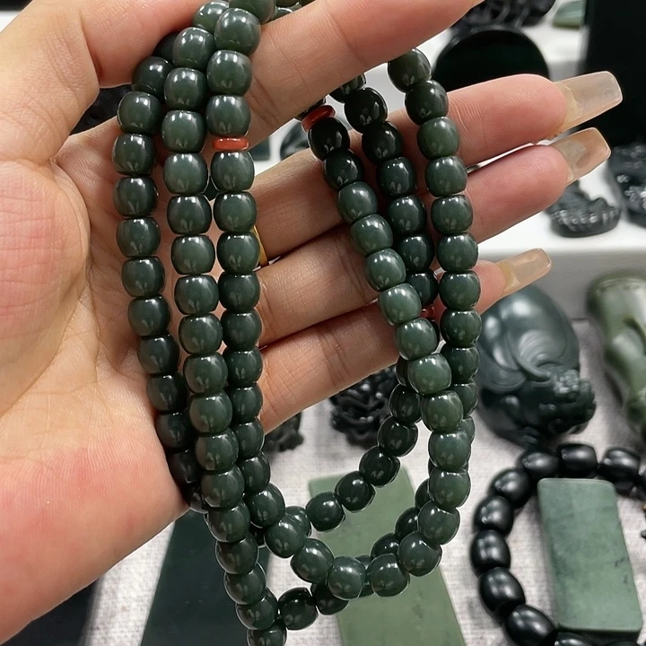 【闪购商品】和田玉（青玉）未镶嵌颈饰物**非