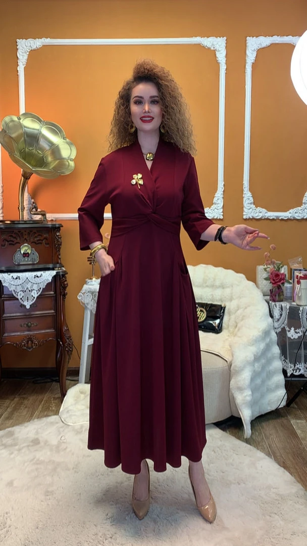 高定洋气重工连衣裙（00-434）