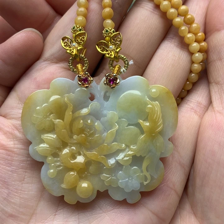 颈饰未镶嵌翡翠翡翠