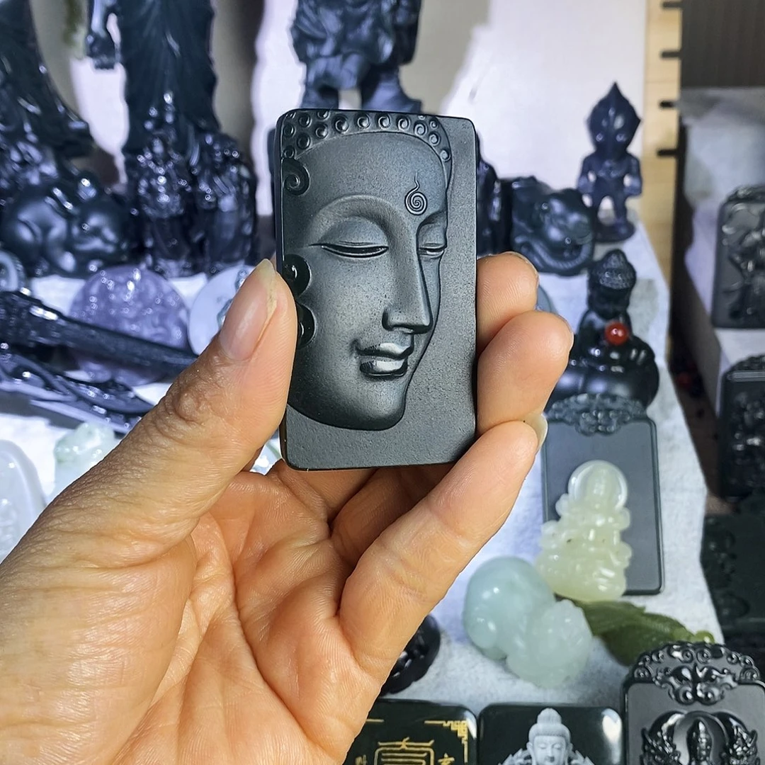 山***牧和田玉（青玉）未镶嵌颈饰