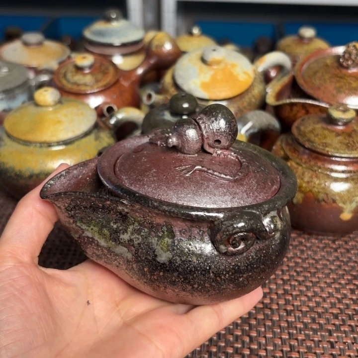 茶杯紫砂哼****桃敞口葫芦