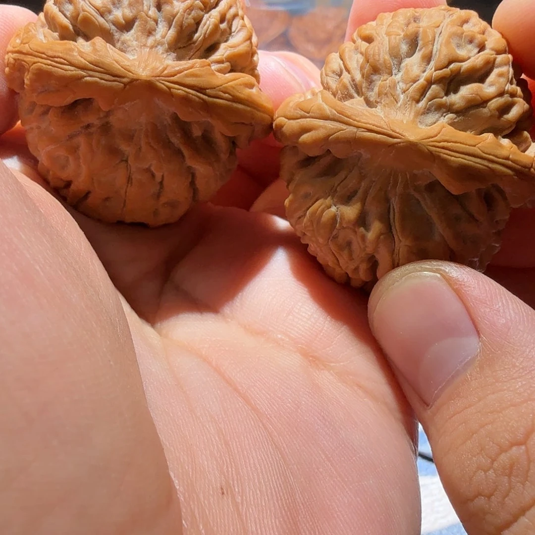 文玩核桃吊坠莲花