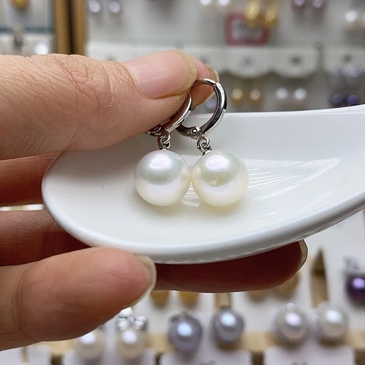 未镶嵌淡水珍珠耳坠
