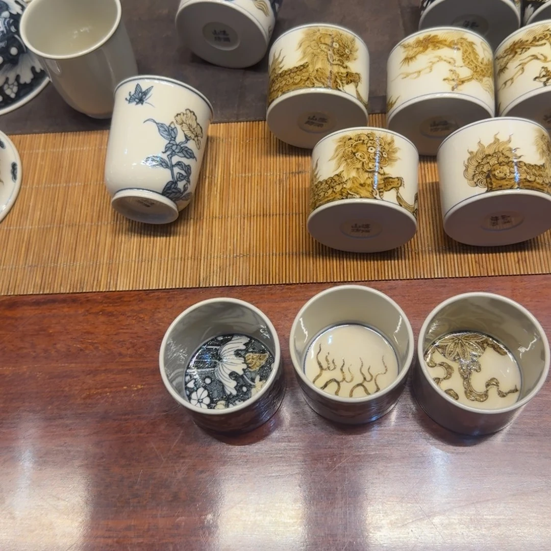 台***材手工手绘茶具主人杯