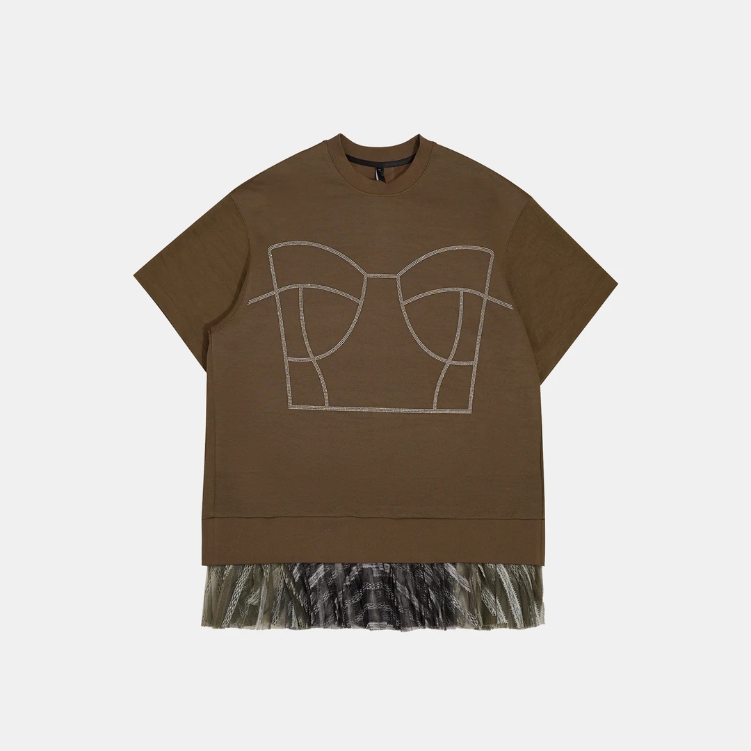 GGAHOLIDAY早春时尚休闲复古宽松显瘦潮流定制蕾丝连衣裙-152054