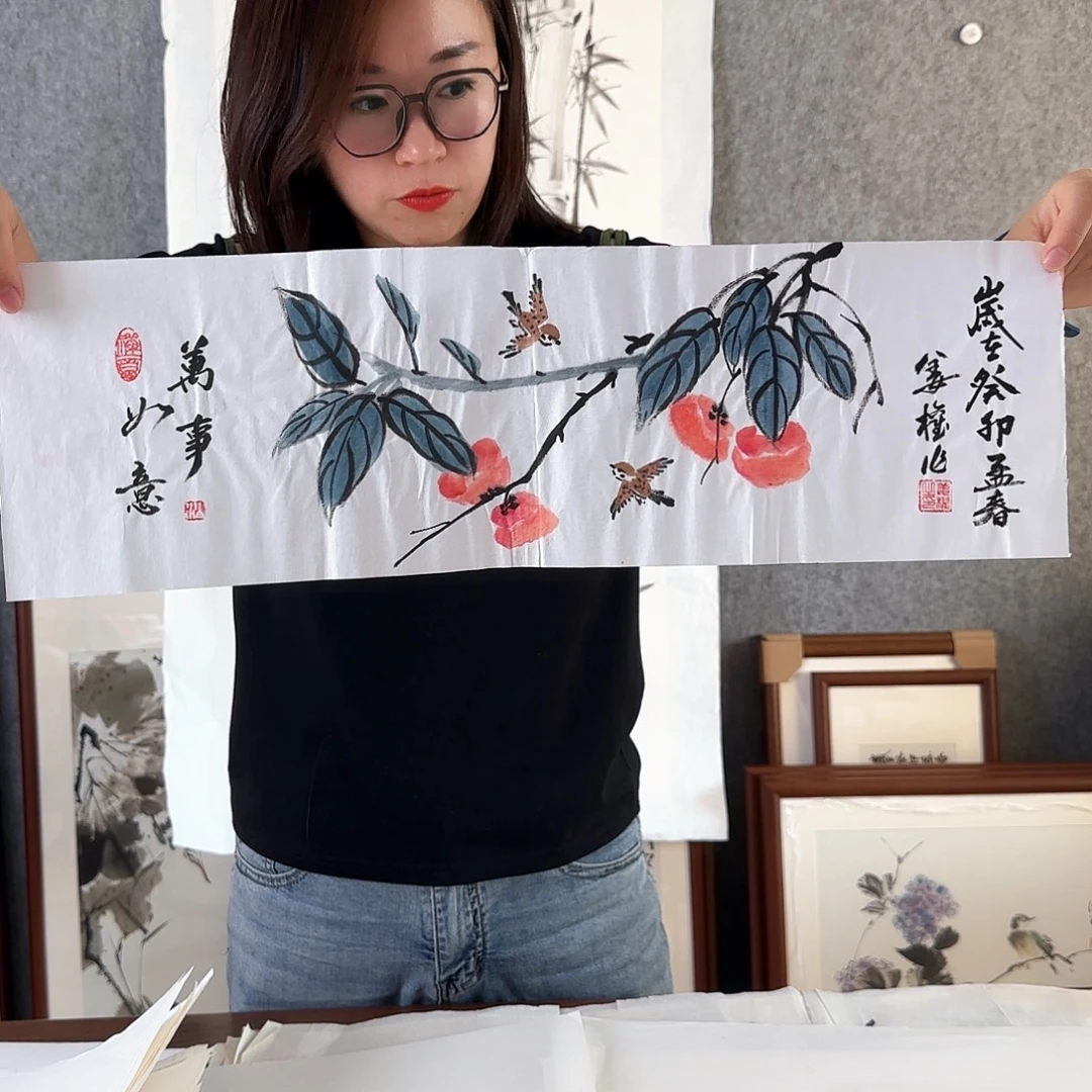 国画福利品 纯手绘