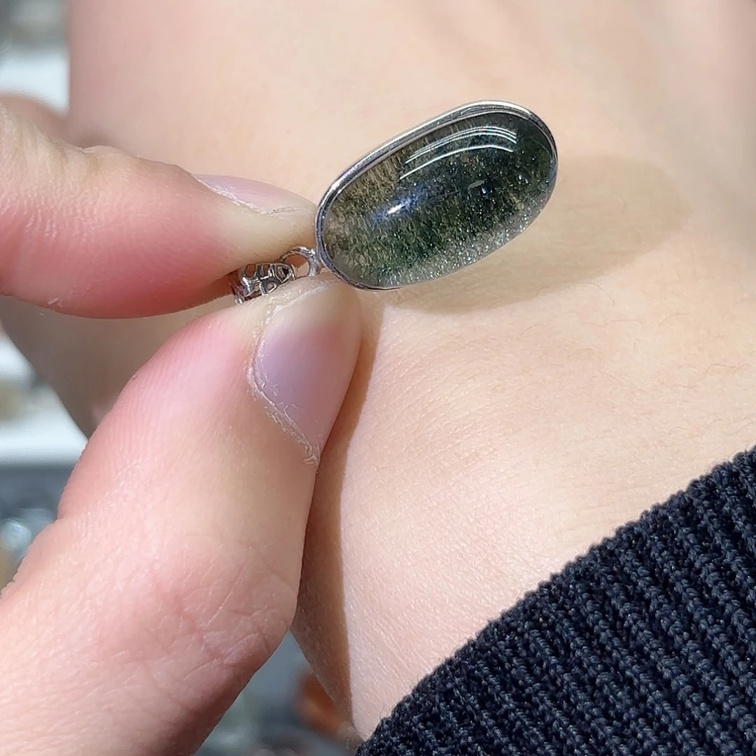 水晶珠宝半成品银S925镶嵌滢*虫