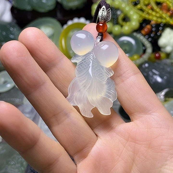 岫玉未镶嵌岫玉挂件