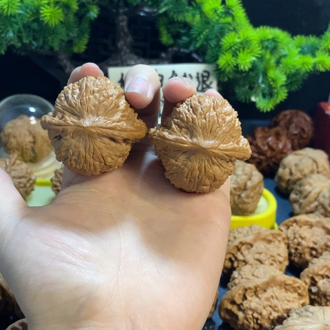 核桃核桃把件文玩50