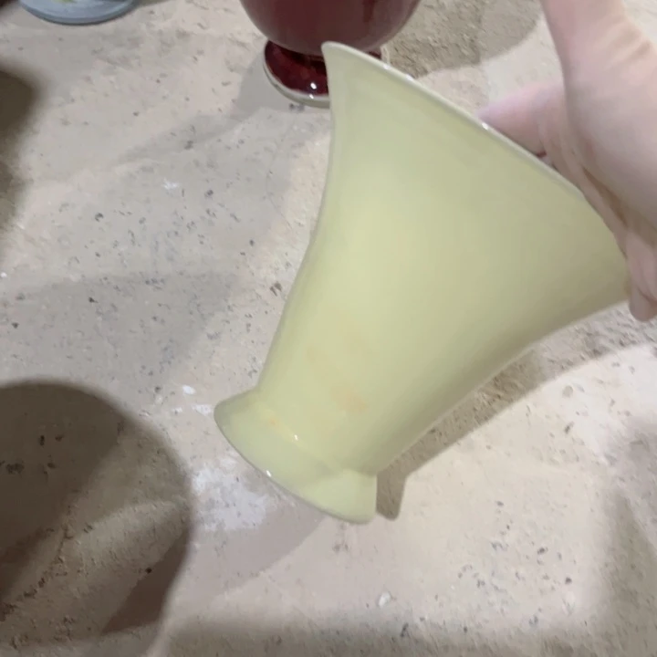 瓷片口17高16 景德镇陶瓷瑕