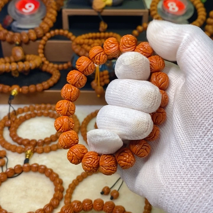 手串桃核秦岭龙纹桃核