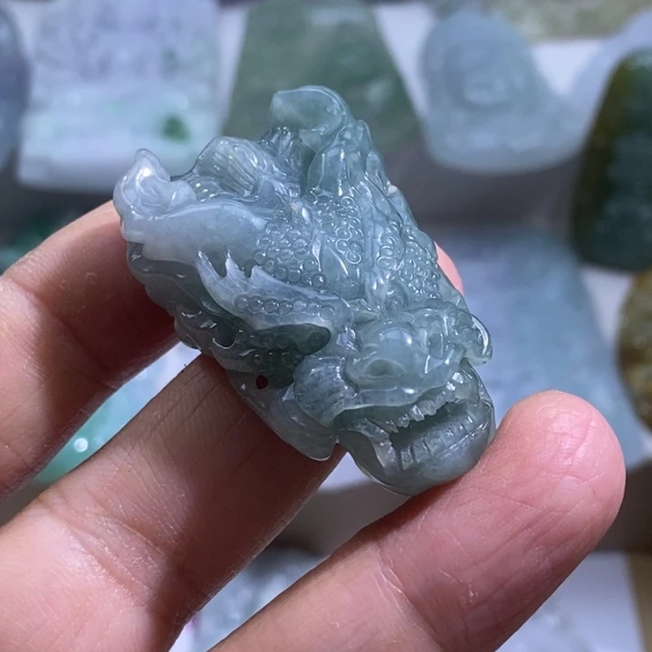 【闪购商品】颈饰未镶嵌翡翠诺****）龙头