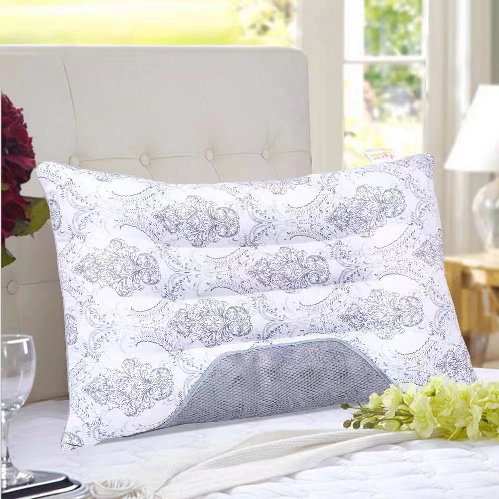 [青花瓷枕芯]决明子护颈磁石枕芯软硬适中家用款宿舍机洗水洗