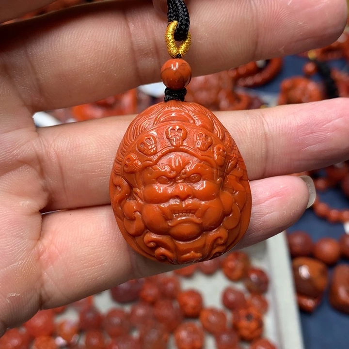 南红玛瑙未镶嵌吊坠(不含链)