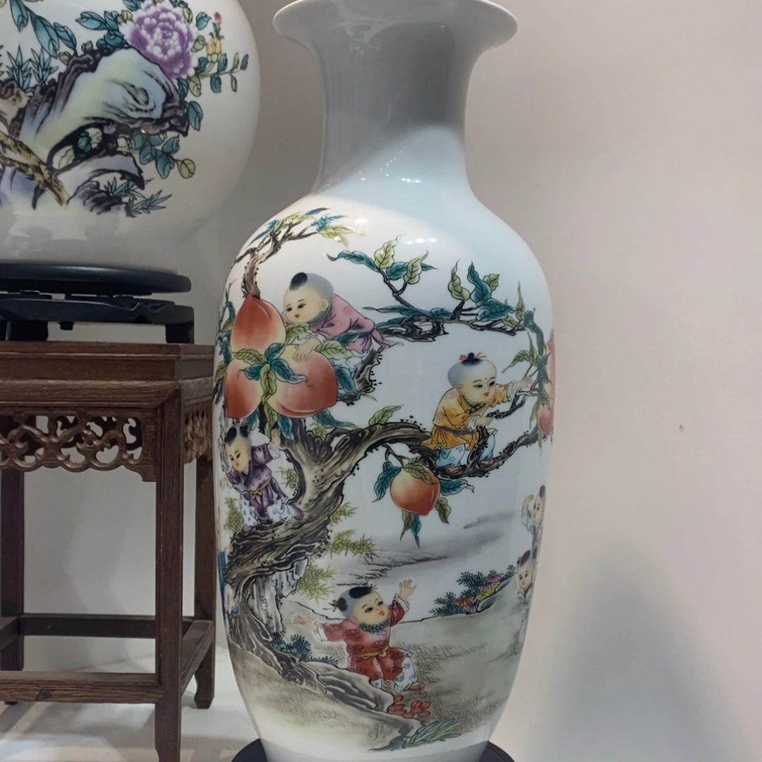 摆件景德镇陶瓷花瓶摆件