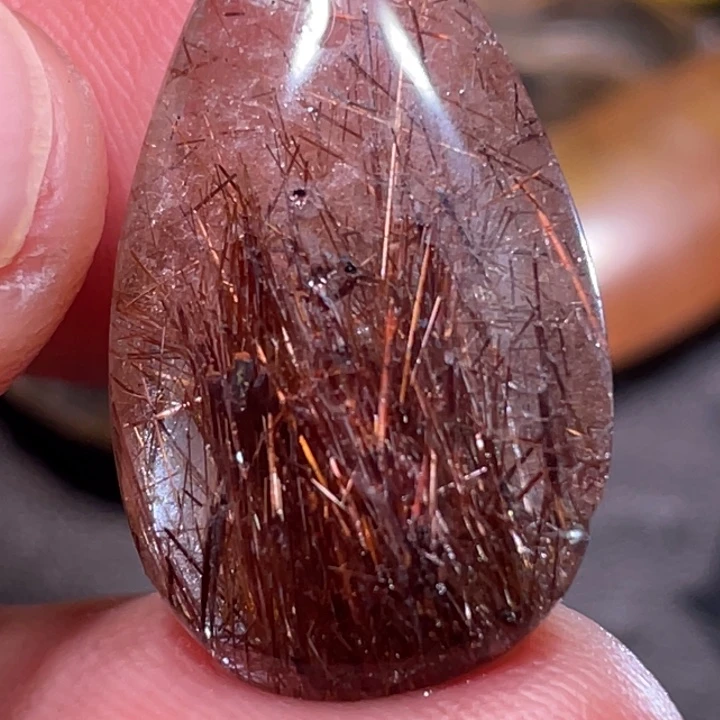 @***乐未镶嵌颈饰发晶钛晶