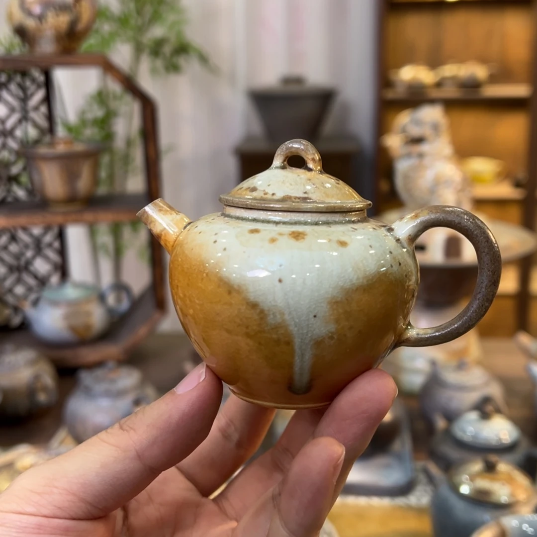 不染柴烧精品福利壶
