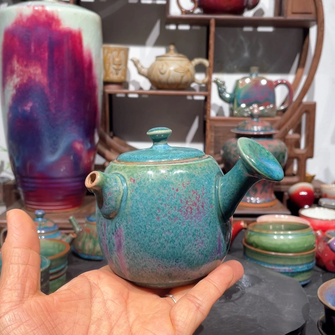 一***星中国神后钧瓷茶器