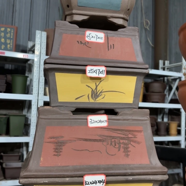 花盆紫砂100-5。