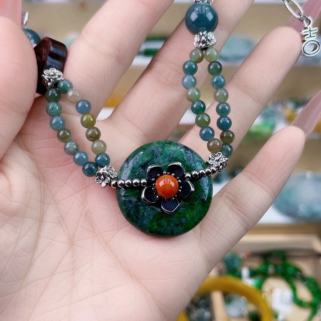 翡翠未镶嵌手链手链