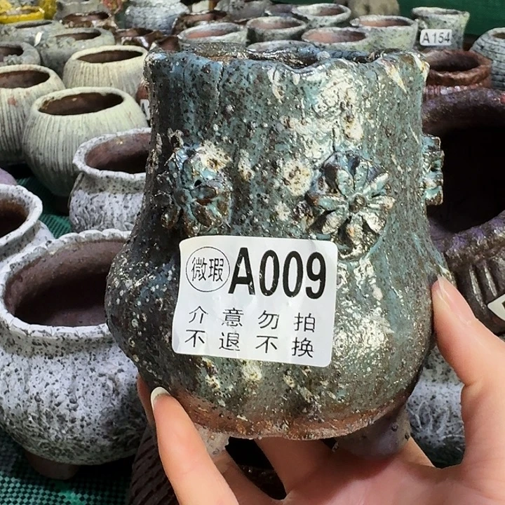 内口6高11粗陶手工