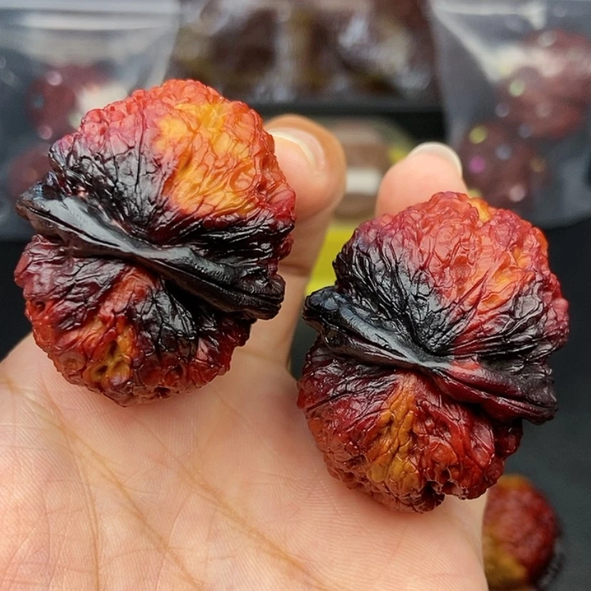 【闪购商品】把件文玩核桃40尺铁狮子头