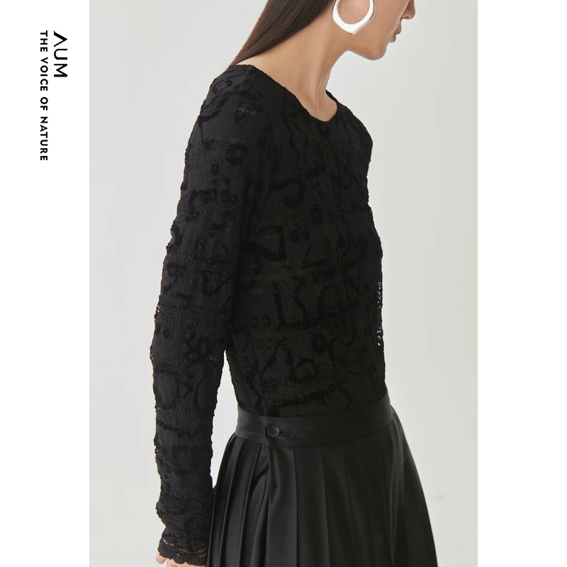 【心心精选】AUM噢姆上衣黑色M1BW40971