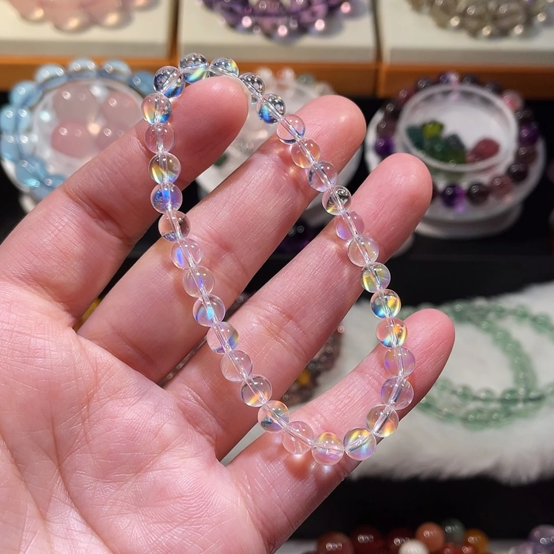 未镶嵌手链月光石彩月光手链