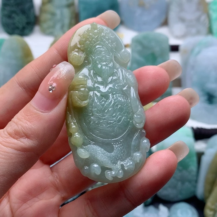 定制翡翠未镶嵌财神