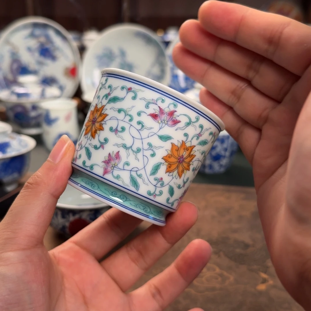 纯手工手绘陶瓷茶具