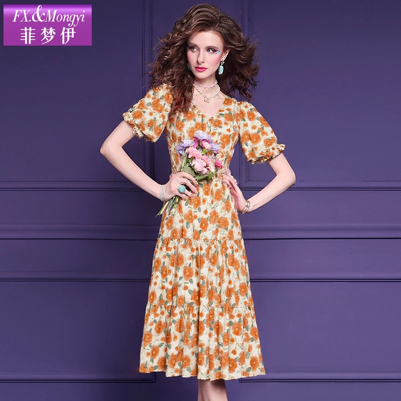 菲梦伊新款时尚连衣裙FXXL1216