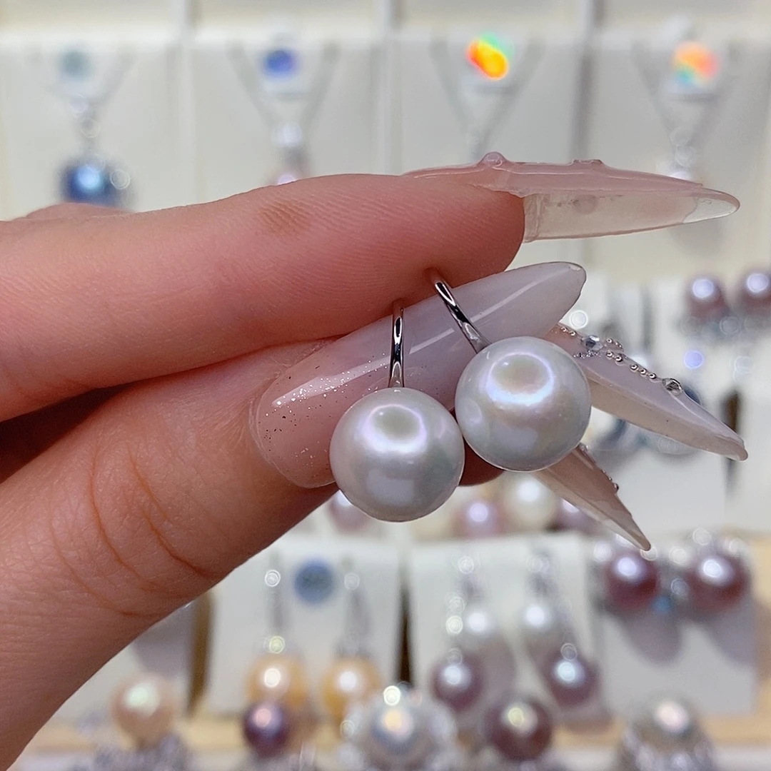 未镶嵌耳饰淡水珍珠