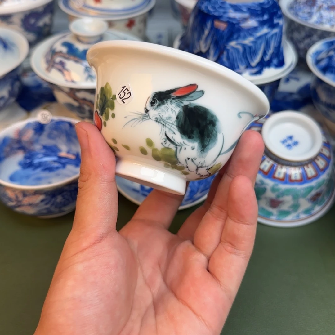 彦祖纯手工手绘茶具152