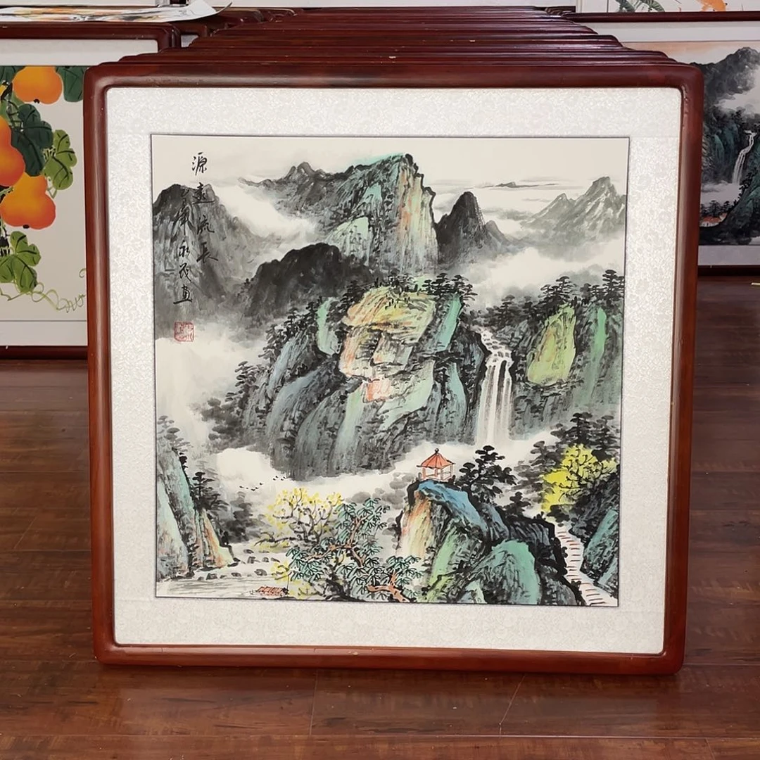 国画带框尺寸63*63厘米