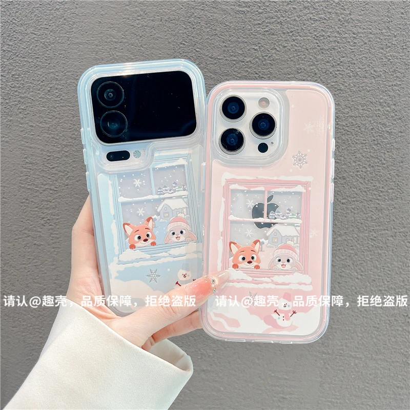 三合一炫彩适用苹果iPhone17/华为荣耀/OPPO/VIVO/小米手机壳爆款