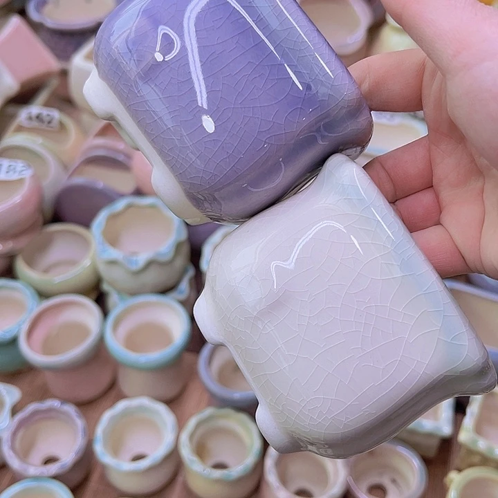 红陶陶瓷花盆当场满12包邮