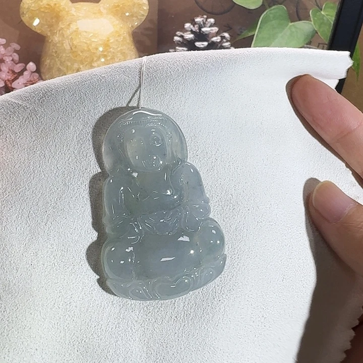 翡翠未镶嵌颈饰翡翠挂件