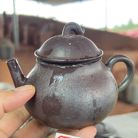 用***7戬谷龙窑柴烧茶壶34