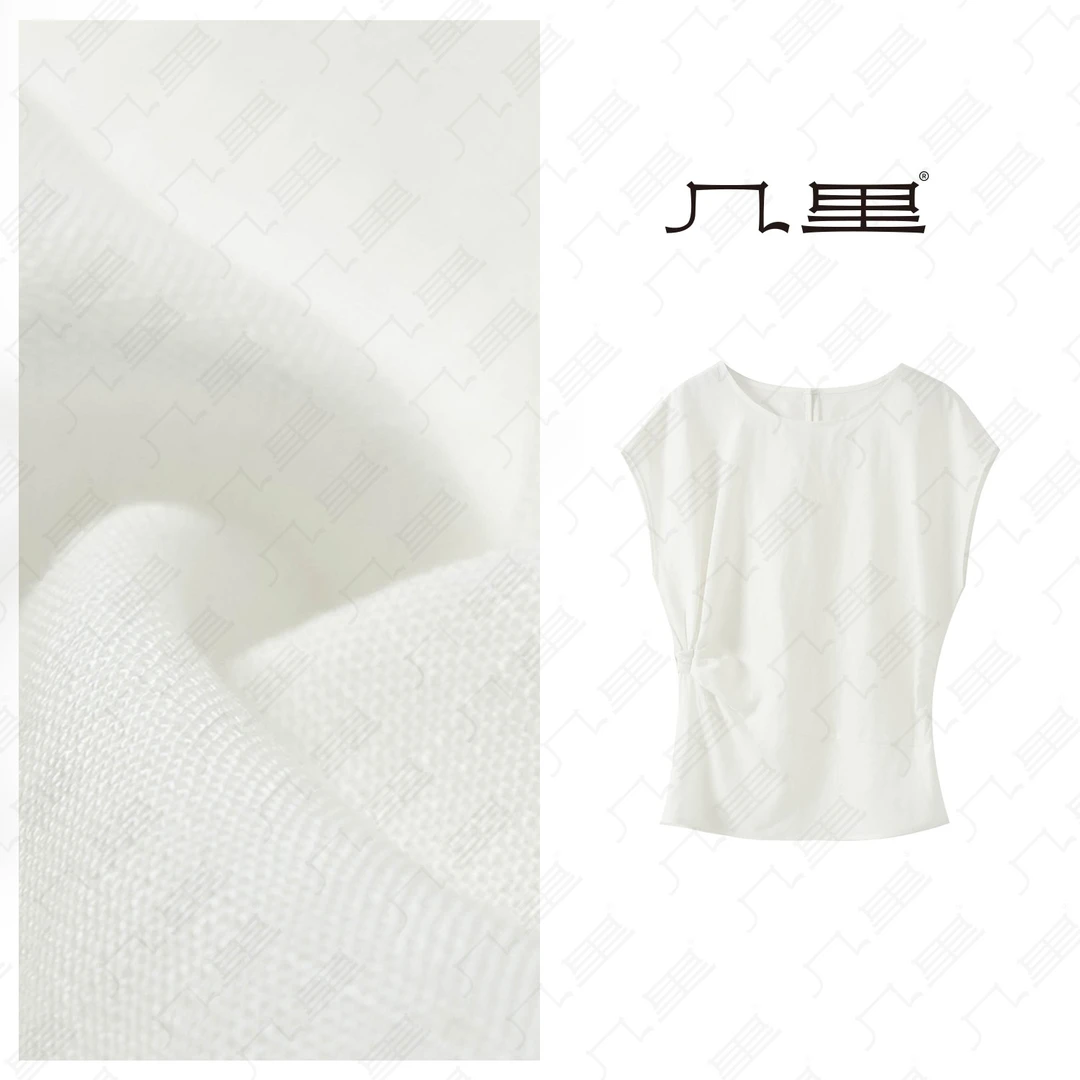 几里与麻 纯色高级收腰扭结小衫 衣长56 胸围108 2053151