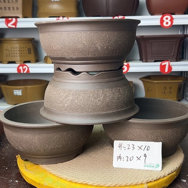 紫砂花盆你在一起