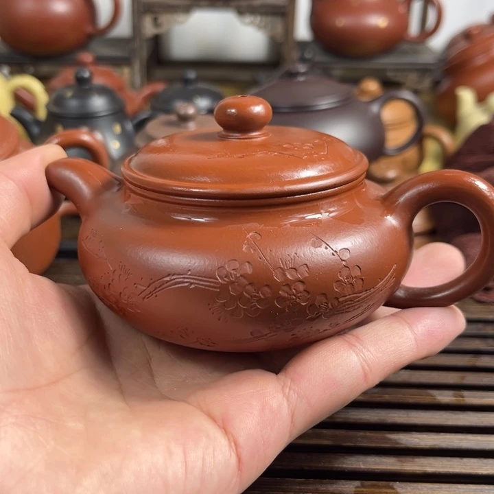 紫砂茶壶原矿紫砂半手工制作