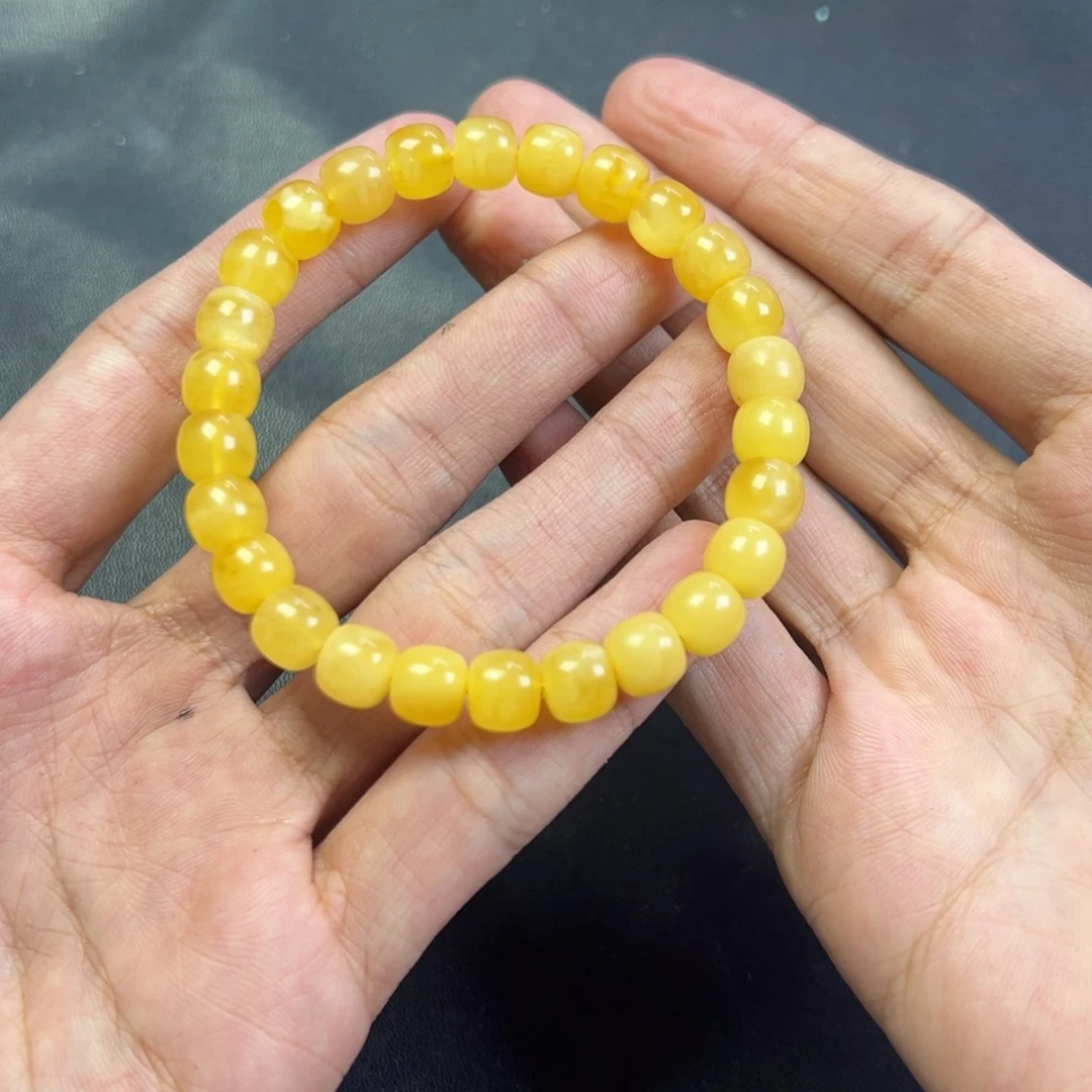 蜜蜡颈饰未镶嵌多样性