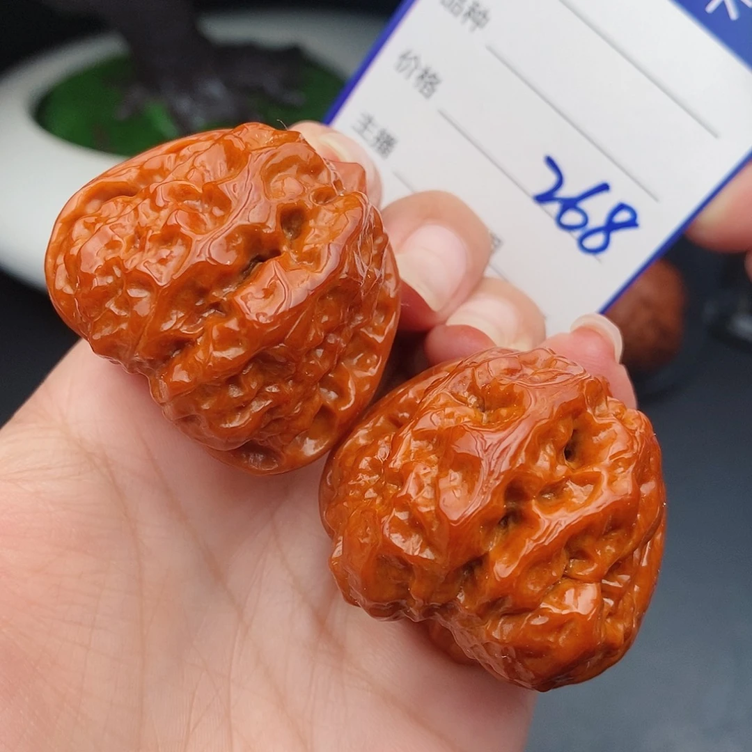 把件文玩核桃40蛤蟆头268