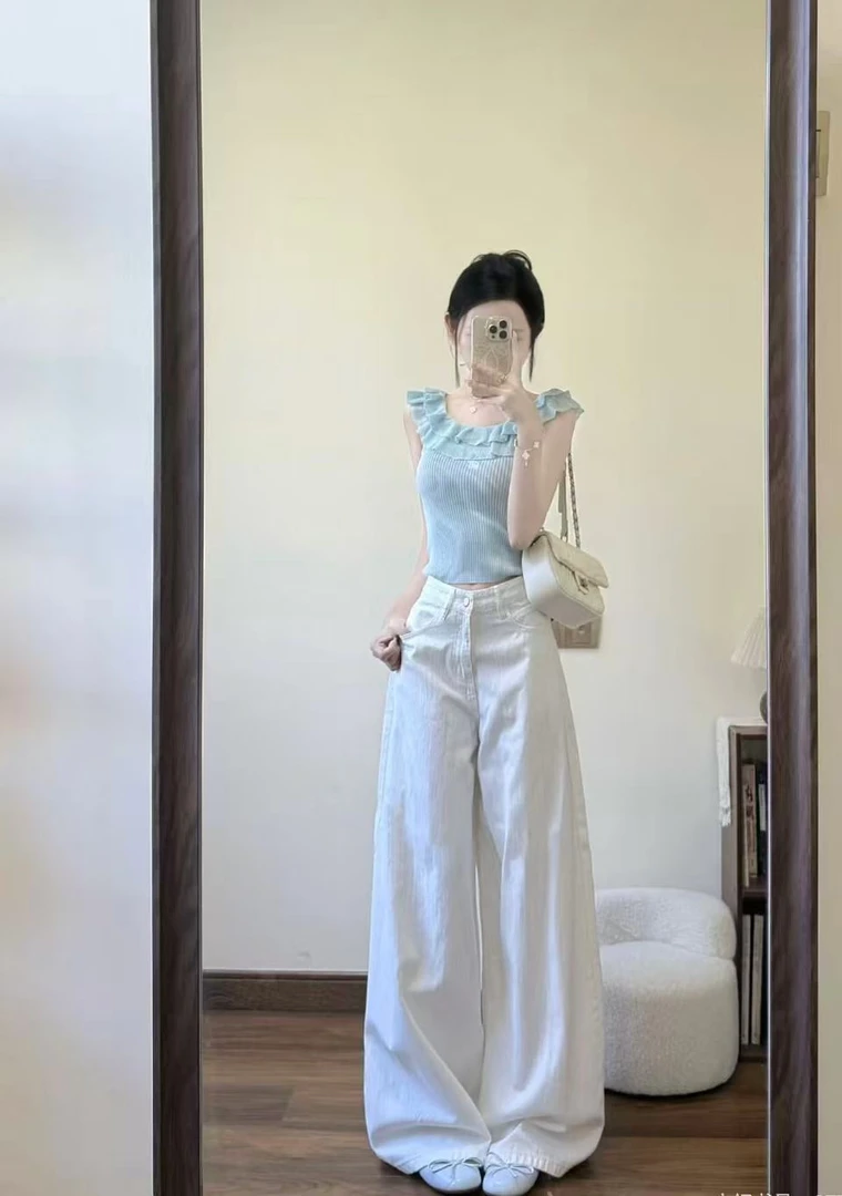 （柚见女装）气质甜美收腰时尚女装套装